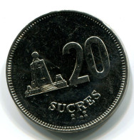 20 SUCRE 1991 ECUADOR UNC Moneda #W11023.E.A - Ecuador
