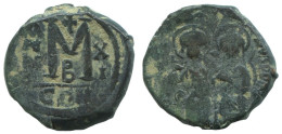 HERACLIUS FOLLIS Auténtico Antiguo BYZANTINE Moneda 13.7g/29m #AA525.19.E.A - Byzantium