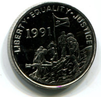 10 CENTS 1997 ERITREA UNC Bird Ostrich Coin #W11334.U.A - Erythrée