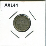 25 CENTS 1982 SRI LANKA Pièce #AX144.F.A - Sri Lanka (Ceylon)