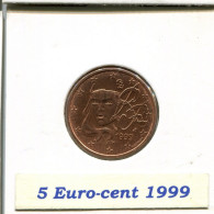 5 EURO CENT 1999 FRANCIA FRANCE Moneda #AM464.E.A - Francia