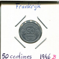 50 CENTIMES 1946 FRANCE Pièce Provisional Government #AM233.F.A - 50 Centimes