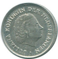 1/10 GULDEN 1966 NIEDERLÄNDISCHE ANTILLEN SILBER Koloniale Münze #NL12780.3.D.A - Niederländische Antillen