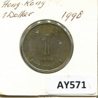 1 DOLLAR 1998 HONG KONG Pièce #AY571.F.A - Hongkong