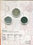 NIEDERLANDE NETHERLANDS 1 GULDEN 1378-2001 SET 3 Münze SILBER #SET1081.7.D.A - Mint Sets & Proof Sets