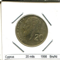 3 MILS 1998 CYPRUS Coin #AS460.U.A - Chypre