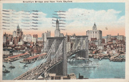 USA201  --  NEW YORK  --   BROOKLYN BRIDGE  --  1928 - Otros Monumentos Y Edificios