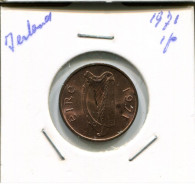 1 PENNY 1971 IRLANDA IRELAND Moneda #AN671.E.A - Irlande