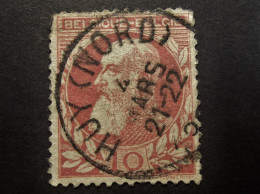 Belgie Belgique - 1905 -  OPB/COB  N° 74 - 10 C  - Obl. HUY (Nord ) - 1884-1891 Leopoldo II