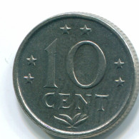 10 CENTS 1978 ANTILLAS NEERLANDESAS Nickel Colonial Moneda #S13579.E.A - Niederländische Antillen