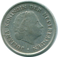 1/10 GULDEN 1963 NIEDERLÄNDISCHE ANTILLEN SILBER Koloniale Münze #NL12537.3.D.A - Niederländische Antillen