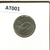50 HALERU 1992 CHECOSLOVAQUIA CZECHOESLOVAQUIA SLOVAKIA Moneda #AT001.E.A - Cecoslovacchia