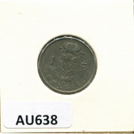 1 FRANC 1963 DUTCH Text BELGIUM Coin #AU638.U.A - 1 Franc