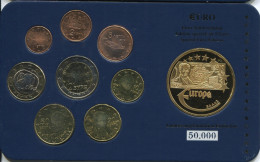 GRECIA GREECE 2002-2006 EURO SET + MEDAL UNC #SET1241.16.E.A - Grèce