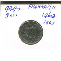 1/2 FRANC 1965 FRANCE Pièce Française #AN232.F.A - 1/2 Franc