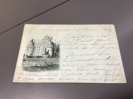 PHOTO CHATEAU DE BRISSAC  Photo BERTHAULT, ANGERS) Carte Postale à 1902 - Other & Unclassified