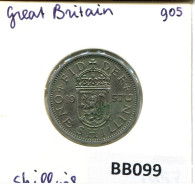 SHILLING 1957 UK GRANDE-BRETAGNE GREAT BRITAIN Pièce #BB099.F.A - I. 1 Shilling