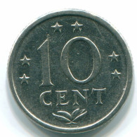 10 CENTS 1979 ANTILLES NÉERLANDAISES Nickel Colonial Pièce #S13612.F.A - Nederlandse Antillen