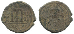 PHOCAS FOLLIS Authentique ORIGINAL Antique BYZANTIN Pièce 12g/32mm #AA499.19.F.A - Byzantium