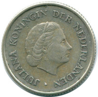 1/4 GULDEN 1967 NIEDERLÄNDISCHE ANTILLEN SILBER Koloniale Münze #NL11570.4.D.A - Niederländische Antillen