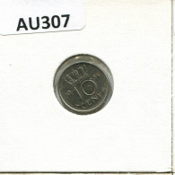 10 CENT 1954 NETHERLANDS Coin #AU307.U.A - 1948-1980 : Juliana