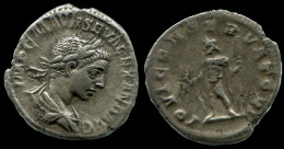 SEVERUS ALEXANDER AR DENARIUS 222-235 AD JUPITER STANDING #ANC12318.78.D.A - Les Sévères (193 à 235)