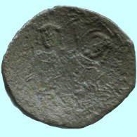 Authentique Original Antique BYZANTIN EMPIRE Trachy Pièce 1.8g/24mm #AG603.4.F.A - Byzantinische Münzen