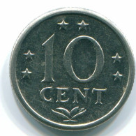 10 CENTS 1974 ANTILLAS NEERLANDESAS Nickel Colonial Moneda #S13526.E.A - Nederlandse Antillen