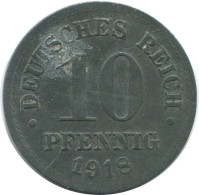 10 PFENNIG 1918 DEUTSCHLAND Münze GERMANY #AD523.9.D.A - 10 Pfennig