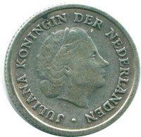 1/10 GULDEN 1956 NETHERLANDS ANTILLES SILVER Colonial Coin #NL12097.3.U.A - Nederlandse Antillen