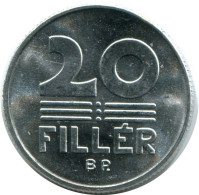 20 FILLER 1990 HUNGRÍA HUNGARY UNC Moneda #M10333.E.A - Hongrie