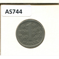 1 MARKKA 1970 FINLANDIA FINLAND Moneda #AS744.E.A - Finnland