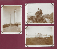 280524B - 3 PHOTOS MAROC - VERS 1929 CASABLANCA Phare éolienne Dromadaire - Africa