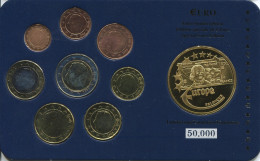 BELGIUM 2002-2006 EURO SET + MEDAL UNC #SET1238.16.U.A - Other & Unclassified