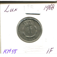 1 FRANC 1968 LUXEMBOURG Coin #AT208.U.A - Lussemburgo