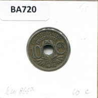10 CENTIMES 1918 FRANCE French Coin #BA720.U.A - 10 Centimes