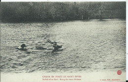 CHASSE EN FORET DE SAINT SEVER - Hallali D'un Cerf , Étang Du Vieux Château - Chasse