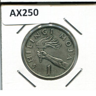 1 SHILLINGI 1984 TANZANIA Moneda #AX250.E.A - Tanzanía