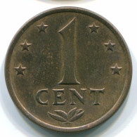 1 CENT 1976 NETHERLANDS ANTILLES Bronze Colonial Coin #S10683.U.A - Nederlandse Antillen