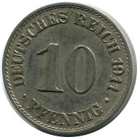 10 PFENNIG 1911 A ALLEMAGNE Pièce GERMANY #DB259.F.A - 10 Pfennig