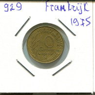 10 CENTIMES 1975 FRANCIA FRANCE Moneda #AN133.E.A - 10 Centimes