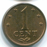 1 CENT 1977 NETHERLANDS ANTILLES Bronze Colonial Coin #S10716.U.A - Netherlands Antilles