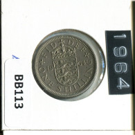SHILLING 1964 UK GREAT BRITAIN Coin #BB113.U.A - I. 1 Shilling