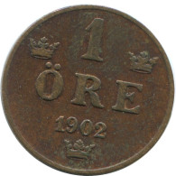 1 ORE 1902 SWEDEN Coin #AD281.2.U.A - Sweden
