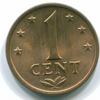 1 CENT 1976 ANTILLAS NEERLANDESAS Bronze Colonial Moneda #S10686.E.A - Antilles Néerlandaises