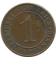 1 REICHSPFENNIG 1925 A GERMANY Coin #AD454.9.U.A - 1 Rentenpfennig & 1 Reichspfennig