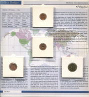 PHILIPPINES 1995-2001 Coin SET 1. 5. 10. 25 SENTIMOS UNC #SET1204.5.U.A - Filippine