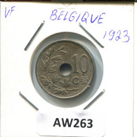 10 CENTIMES 1923 FRENCH Text BELGIUM Coin #AW263.U.A - 10 Cent