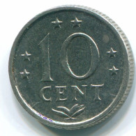 10 CENTS 1978 ANTILLES NÉERLANDAISES Nickel Colonial Pièce #S13576.F.A - Nederlandse Antillen