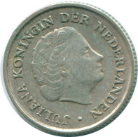 1/10 GULDEN 1963 NIEDERLÄNDISCHE ANTILLEN SILBER Koloniale Münze #NL12620.3.D.A - Niederländische Antillen